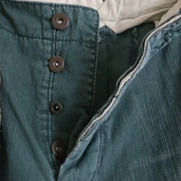 POLO Sportsman Military Green Distress 1967 Patchwork Cargo Jeans NWT - Picture 5 of 16